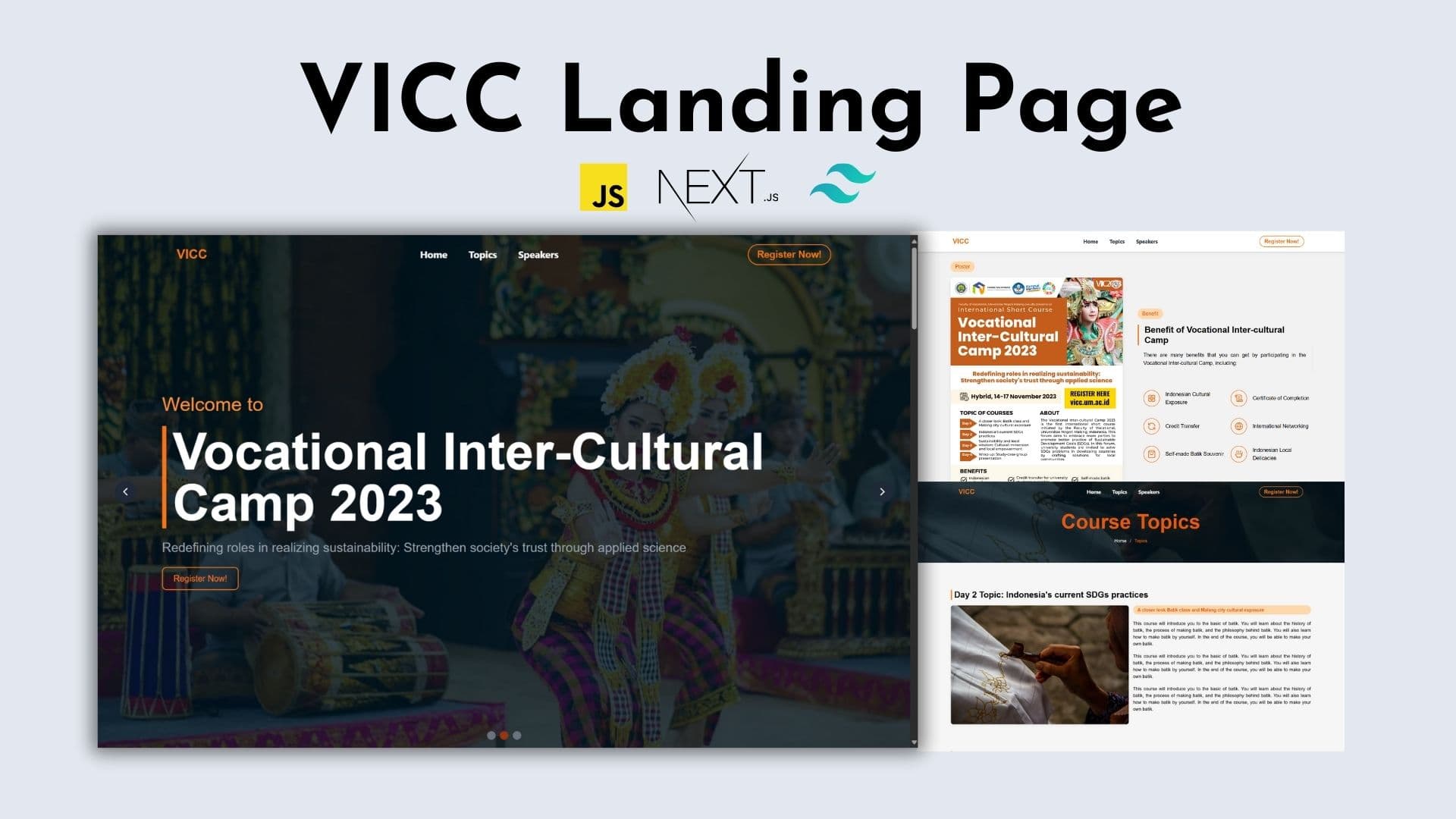 VICC Landing Page